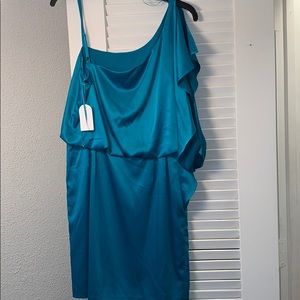 Jessica Simpson blue silk dress